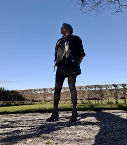 Frühling - auf dem Land im Schatten der Bäume